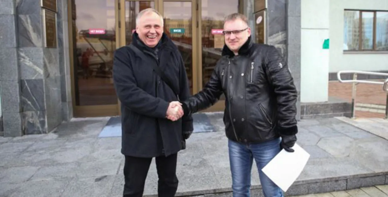 Шумчанка і Статкевіч падалі заяўку на марш прадпрымальнікаў у Мінску 14 сакавіка
