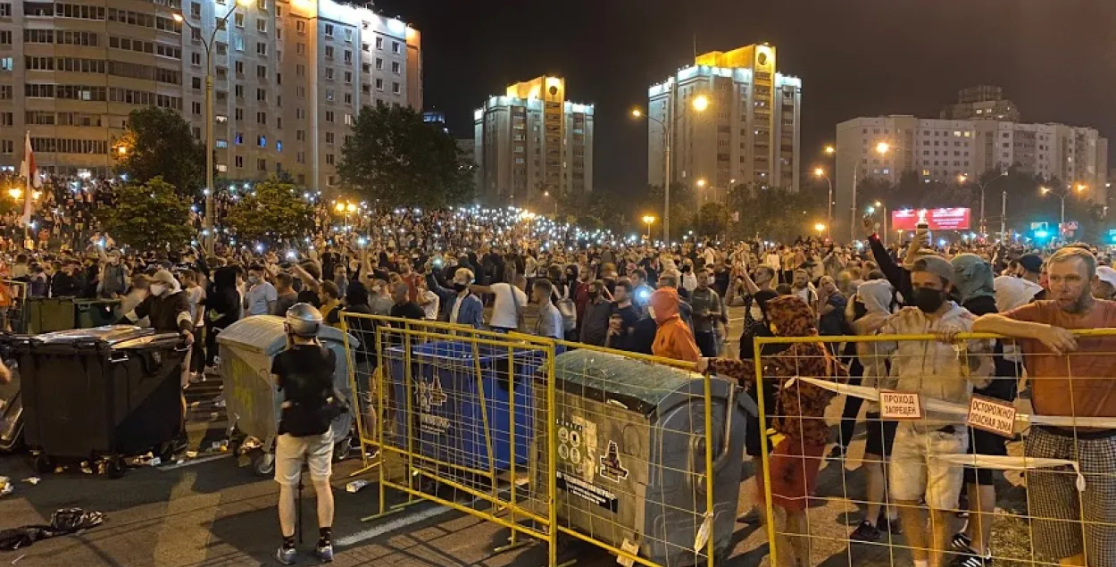 В Беларуси три дня не утихают уличные акции протеста​ / Еврорадио