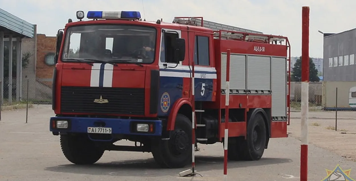 У Віцебску ў падвале шматпавярховіка ледзь не згарэў мужчына