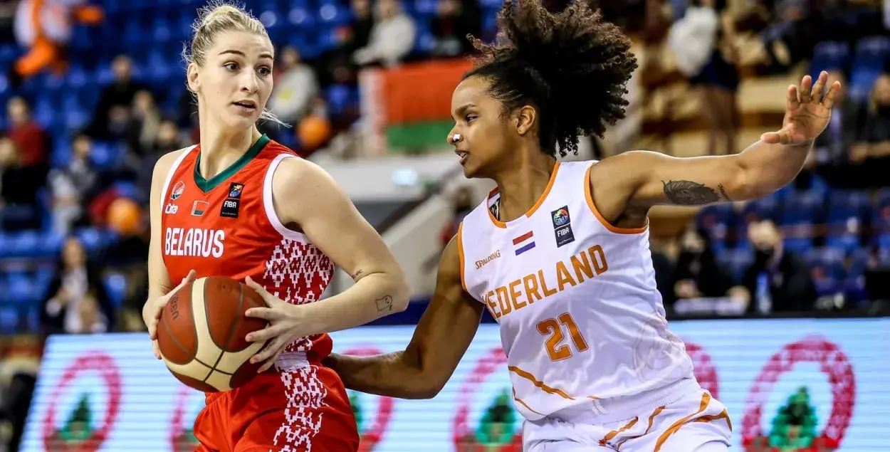 В атаке Мария Попова / vk.com/belarusbasket