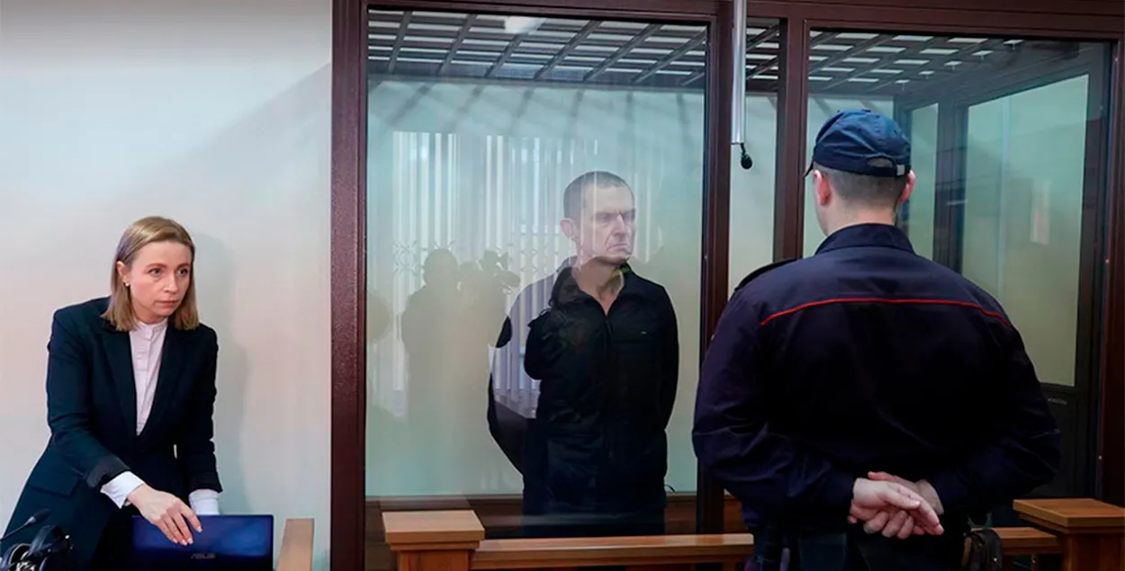 Анджэй Пачобут на судзе / БЕЛТА
