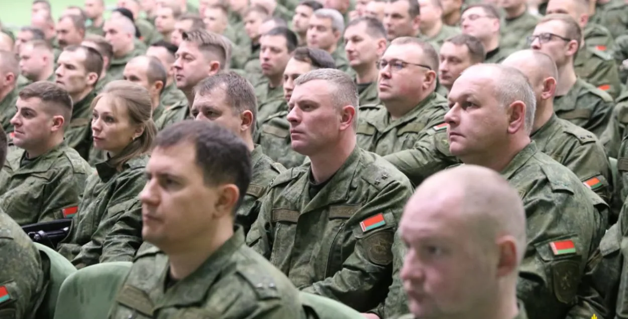 Збор афіцэраў-ідэолагаў / прэс-служба Мінабароны
