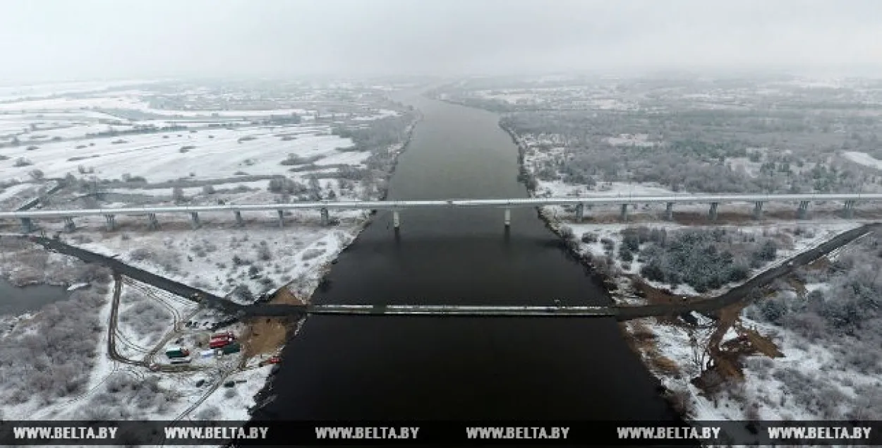 Часовы аб’язны мост праз Прыпяць ля Жыткавічаў паставяць да сярэдзіны сакавіка