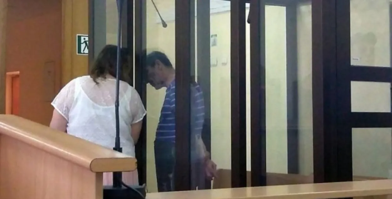 Viktar Paulau&nbsp;and his lawyer / "Vitsebskaya Viasna"