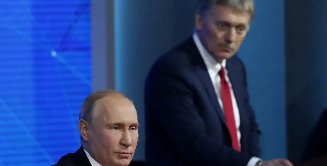 Дзмітрый Пяскоў&nbsp;справа. Фота: Reuters
