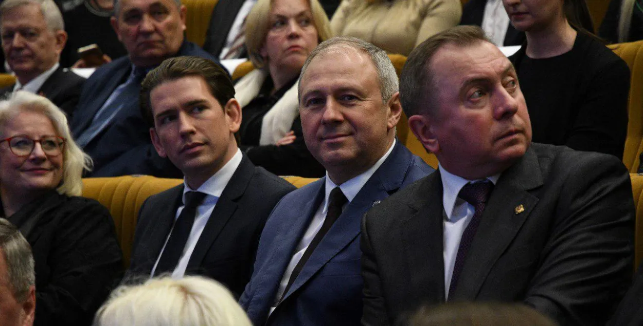 На вечары памяці Сяргей Румас выступіў перад аўстрыйскім канцлерам па-беларуску