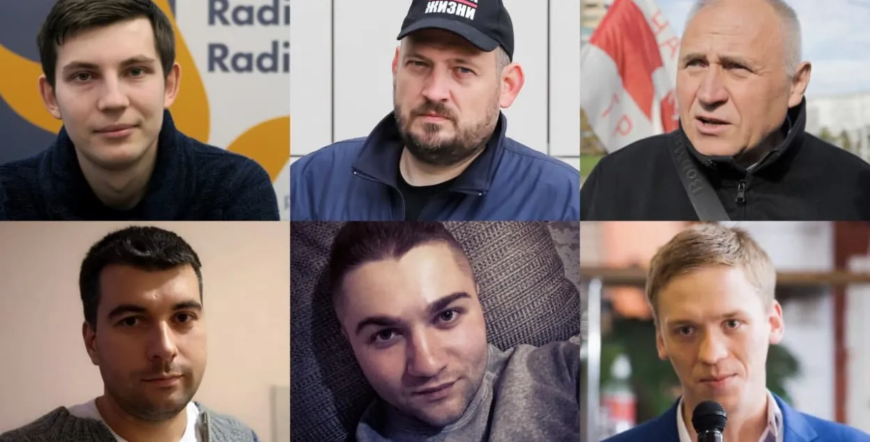 Политзаключённым грозит от 12 до 15 лет лишения свободы / коллаж "Радио Свобода"​