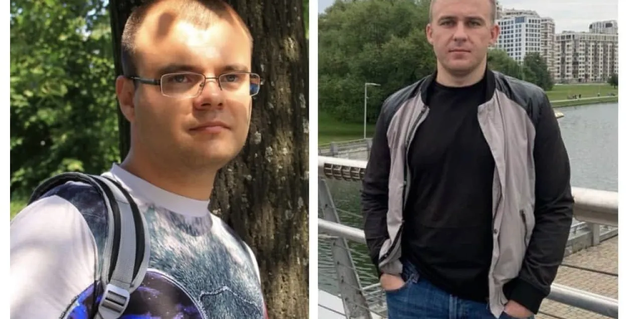 Алексей Бычковский и Артем Пархамович&nbsp;/ t.me/viasna96
