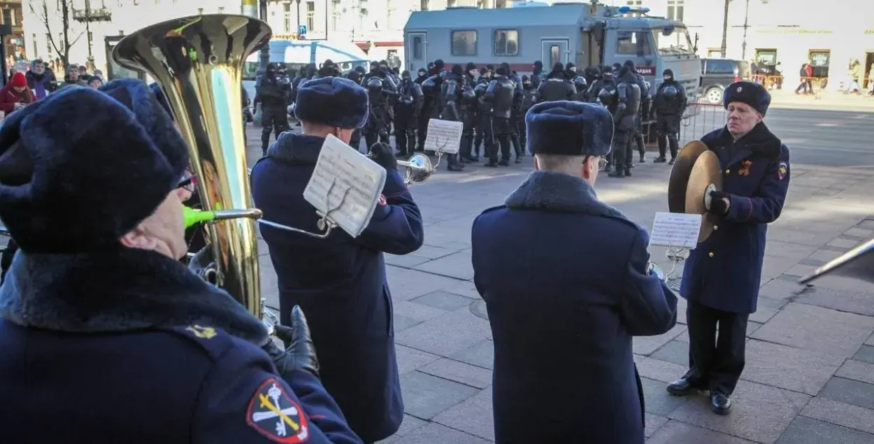 Санкт-Пецярбург. Гасціны двор 6 сакавіка 2022 года&nbsp;/ "Новая газета"