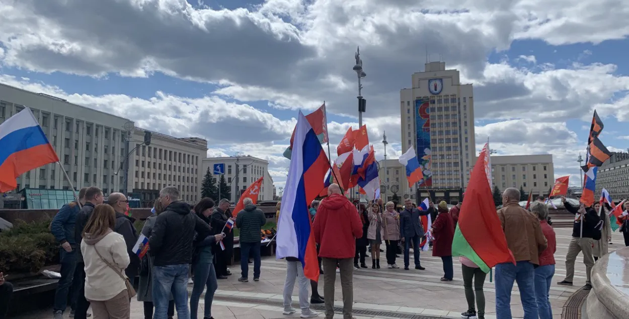 На мітынгу​ "Za Россию" / Еўрарадыё​