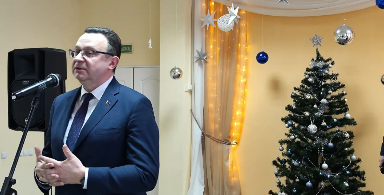 Дзмітрый Піневіч у Магілёве / t.me/minzdravbelarus
