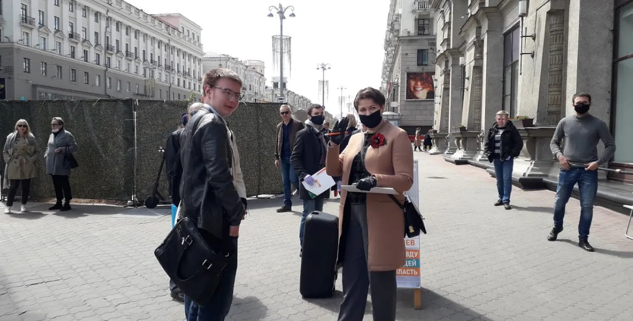 Избирательный пикет / Еврорадио​