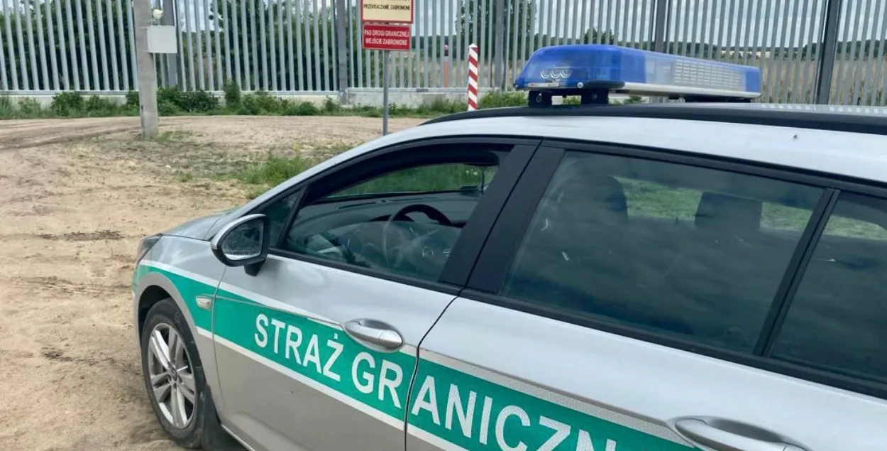 Ограждение на границе Польши и Беларуси / twitter.com/Straz_Graniczna
