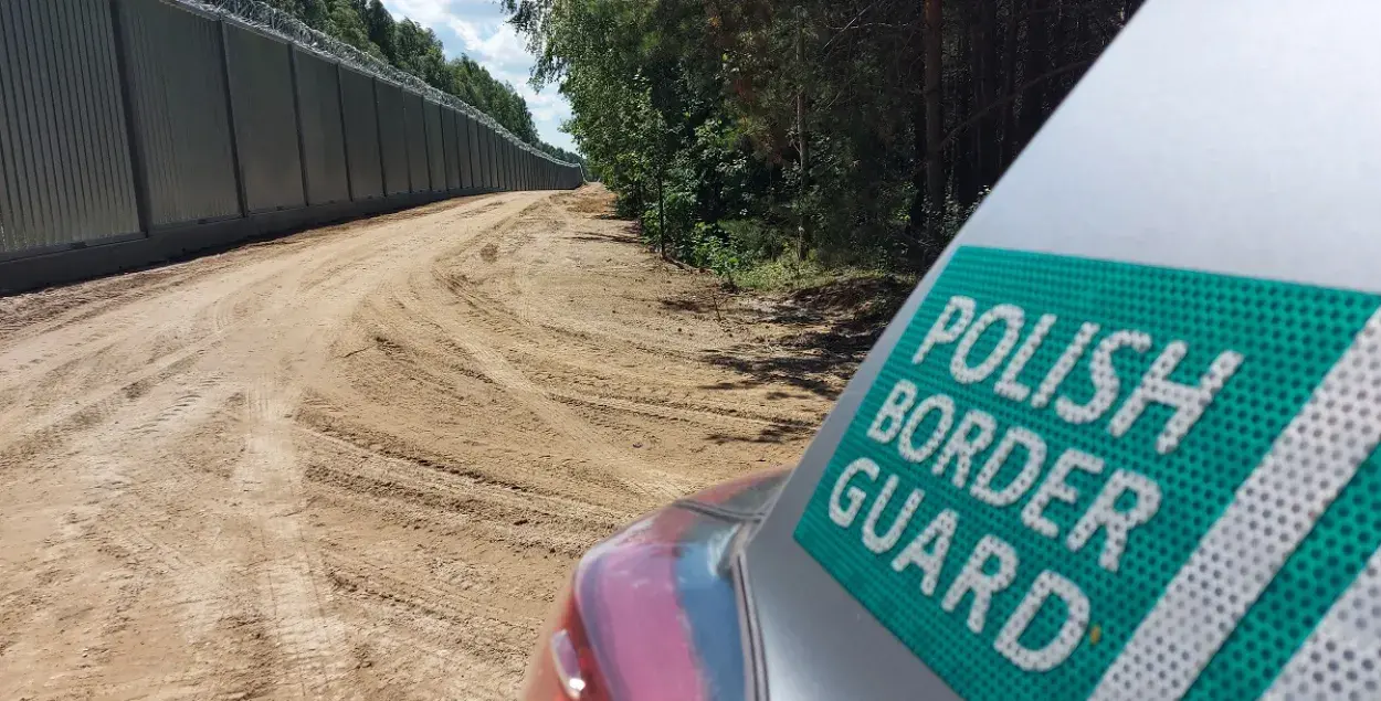Польскія памежнікі: беларусы пілуюць "балгаркамі" дзіркі ў плоце на мяжы