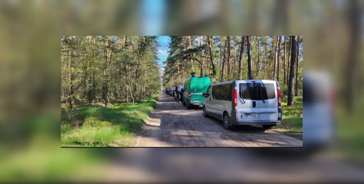 На месцы падзення ракеты / rmf24.pl
