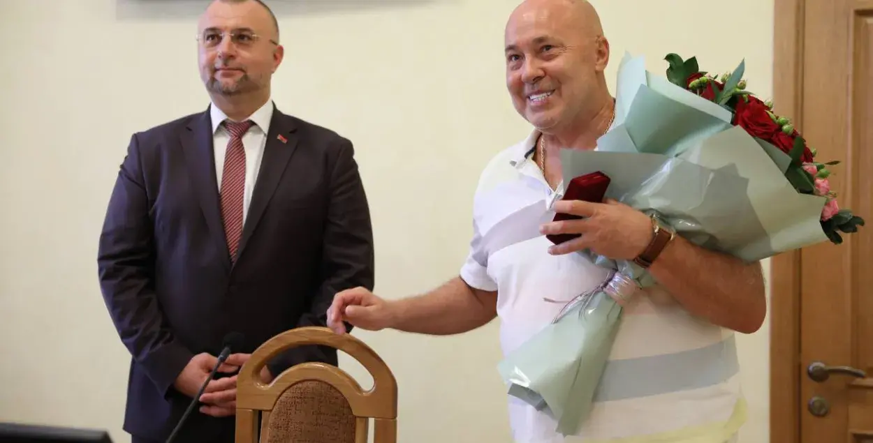 Солодухе дали медаль за песню "За агронома" / t.me/mshpbelarus​