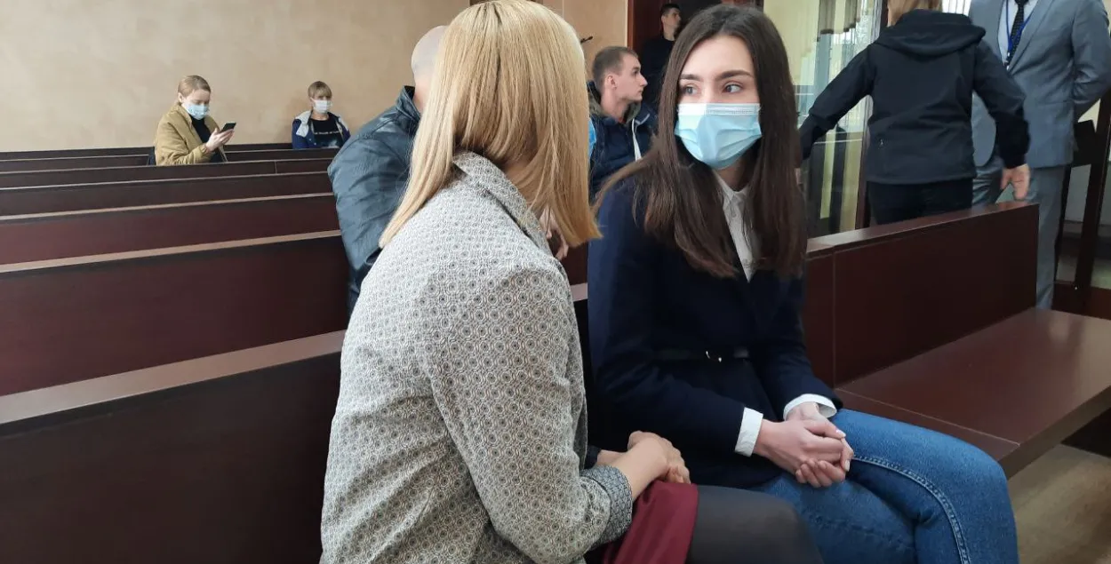 София Сапега в суде​&nbsp;/ t.me/lgbelarussegodnya