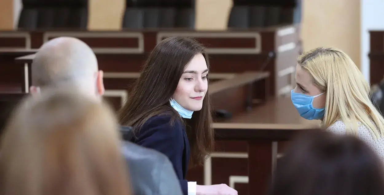Сафія Сапега на судзе / ТАСС/БЕЛТА
