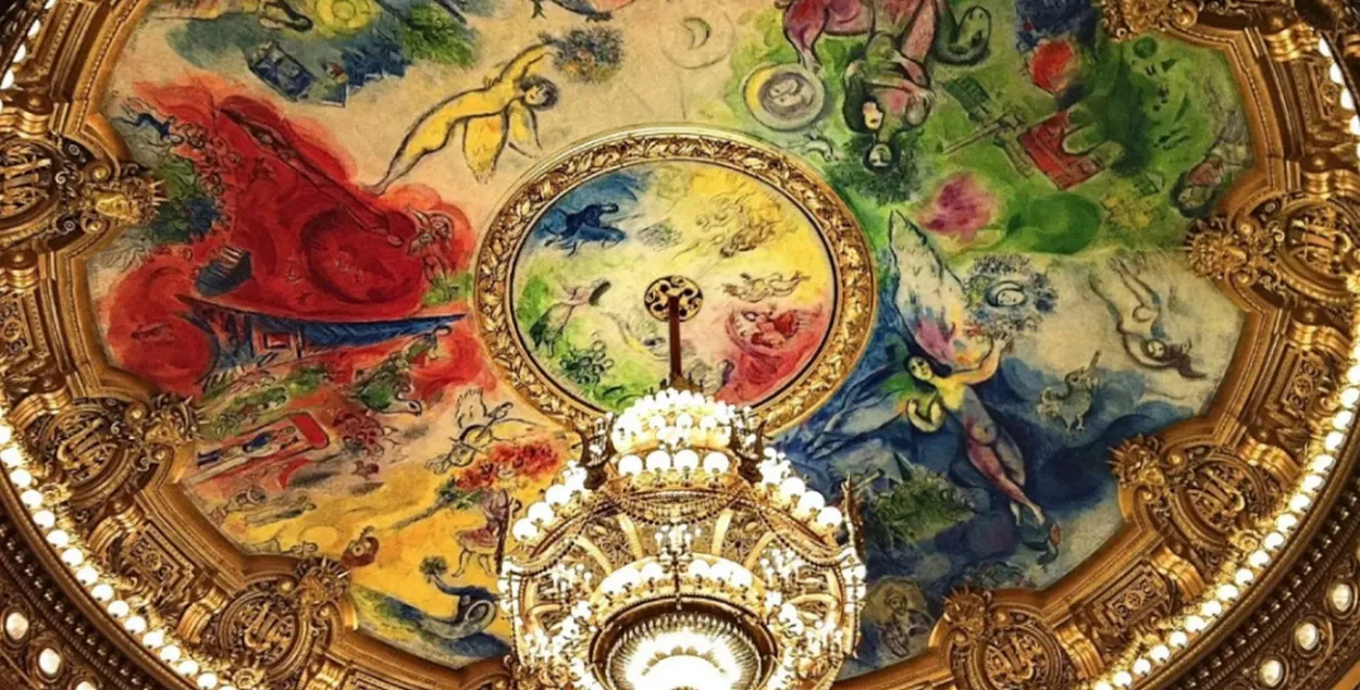 Фрэскі Марка Шагала ў французскай оперы /&nbsp;artchive.ru
