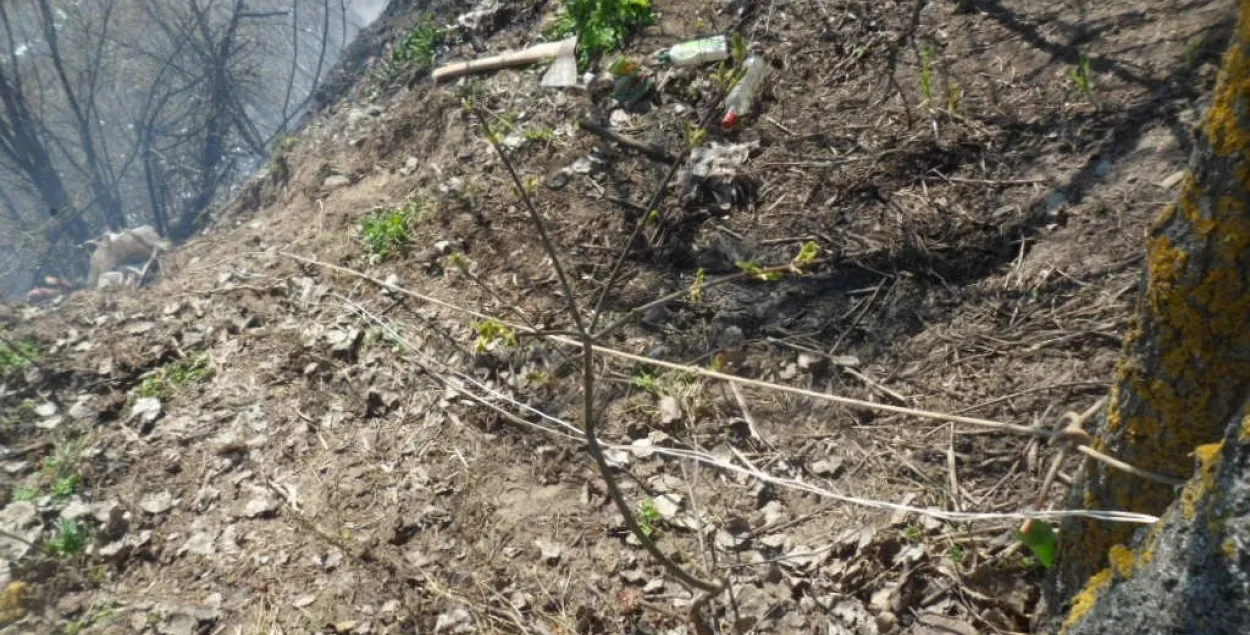 Пад Жлобінам у кучы смецця знайшлі абгарэлае цела пенсіянера