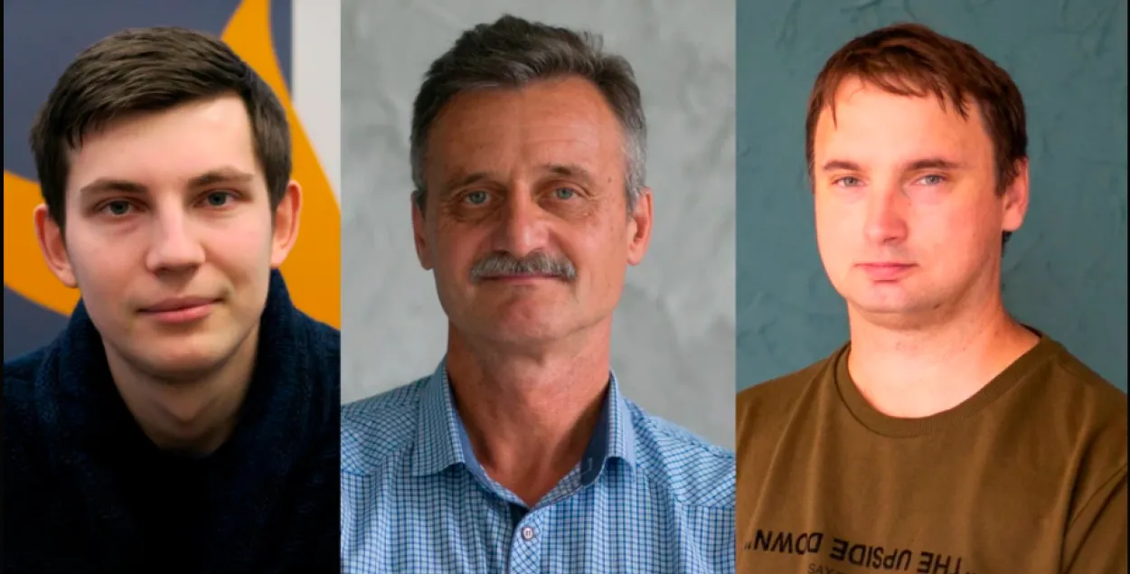 Ігар Лосік, Алег Груздзіловіч, Андрэй Кузнечык / svaboda.org
