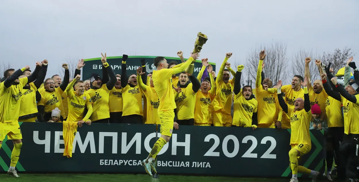 ФК "Шахтер" считался чемпионом 2022 года / fcshakhter.by
