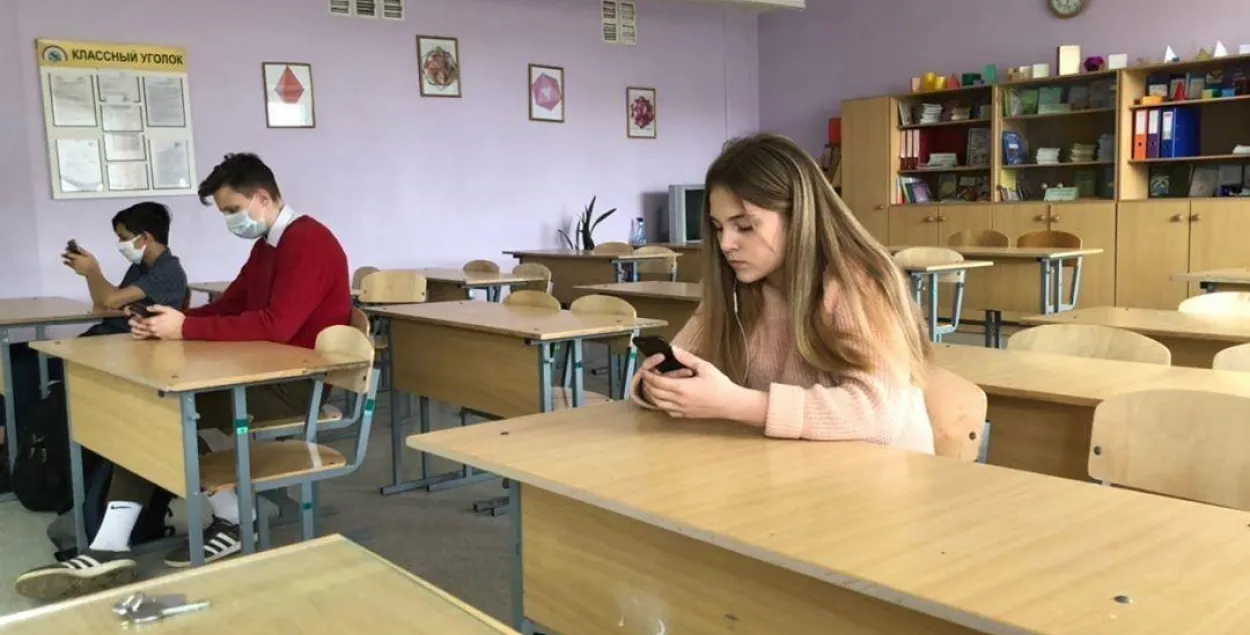 В минской школе 20 апреля / Телеграм-канал "Минск Сейчас"