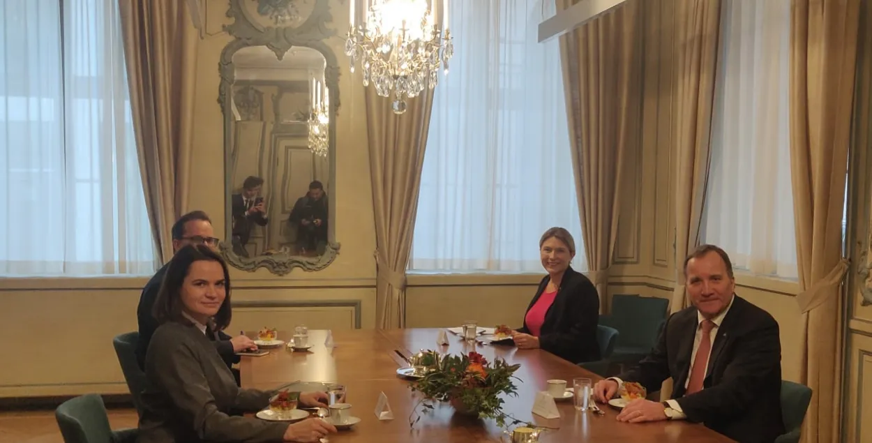 Светлана Тихановская и Стефан Лёвен / @tsikhanouskaya​
