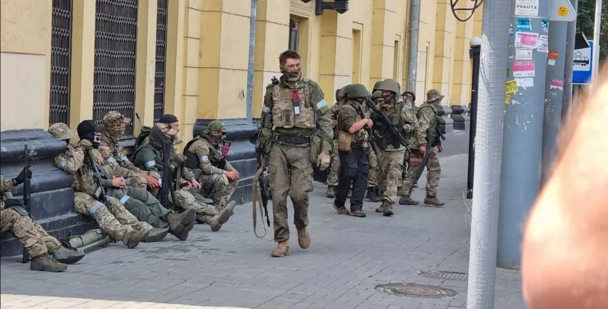 Вагнеровцы в Ростове / privet-rostov.ru
