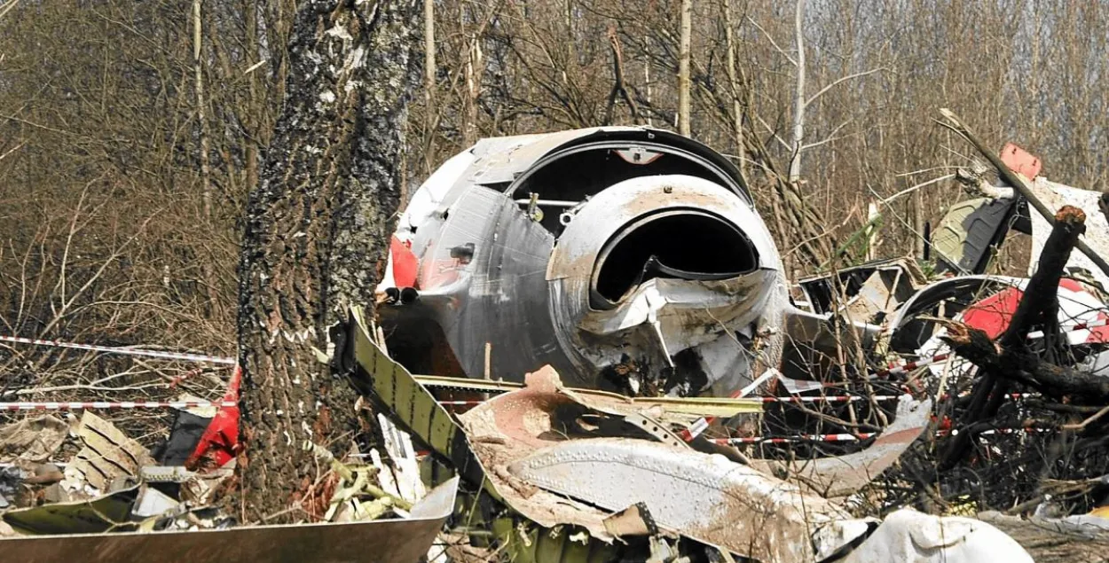 Абломкі прэзідэнцкага самалёта пад Смаленскам / Gazeta Wyborcza