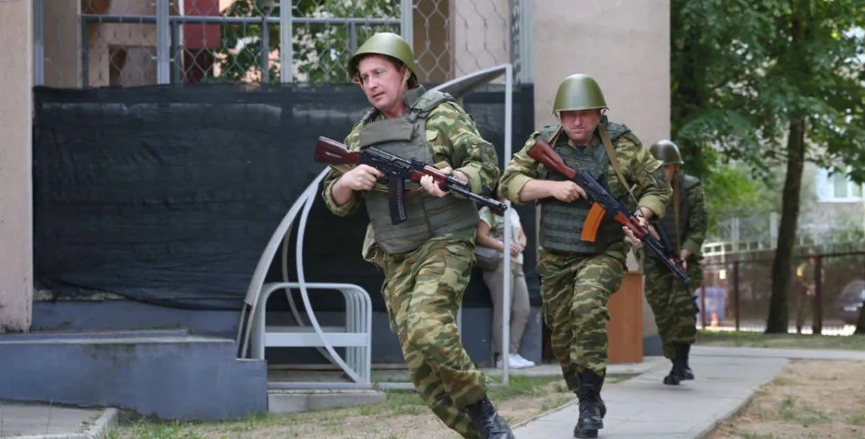 Military training camp in Minsk / t.me/modmilby, sample photo
