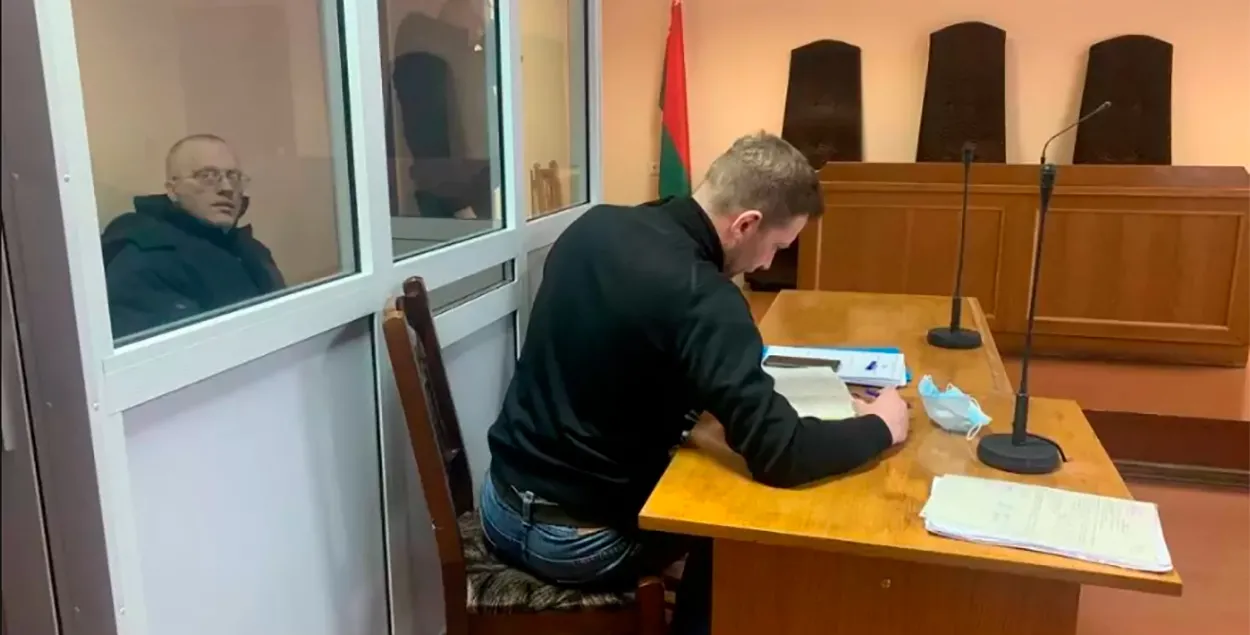 Юрый Зянковіч на судзе / mlyn.by
