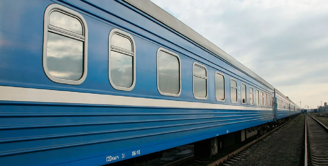 Цягнік, ілюстрацыйнае фота
