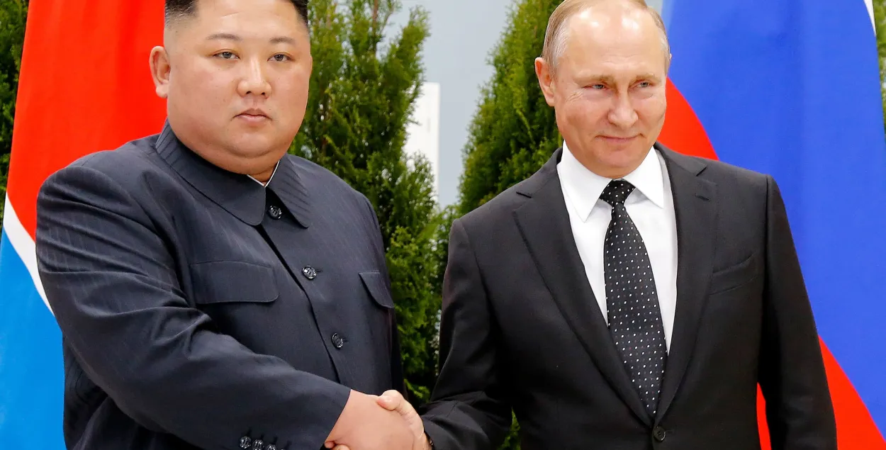 Ким Чен Ын и Владимир Путин