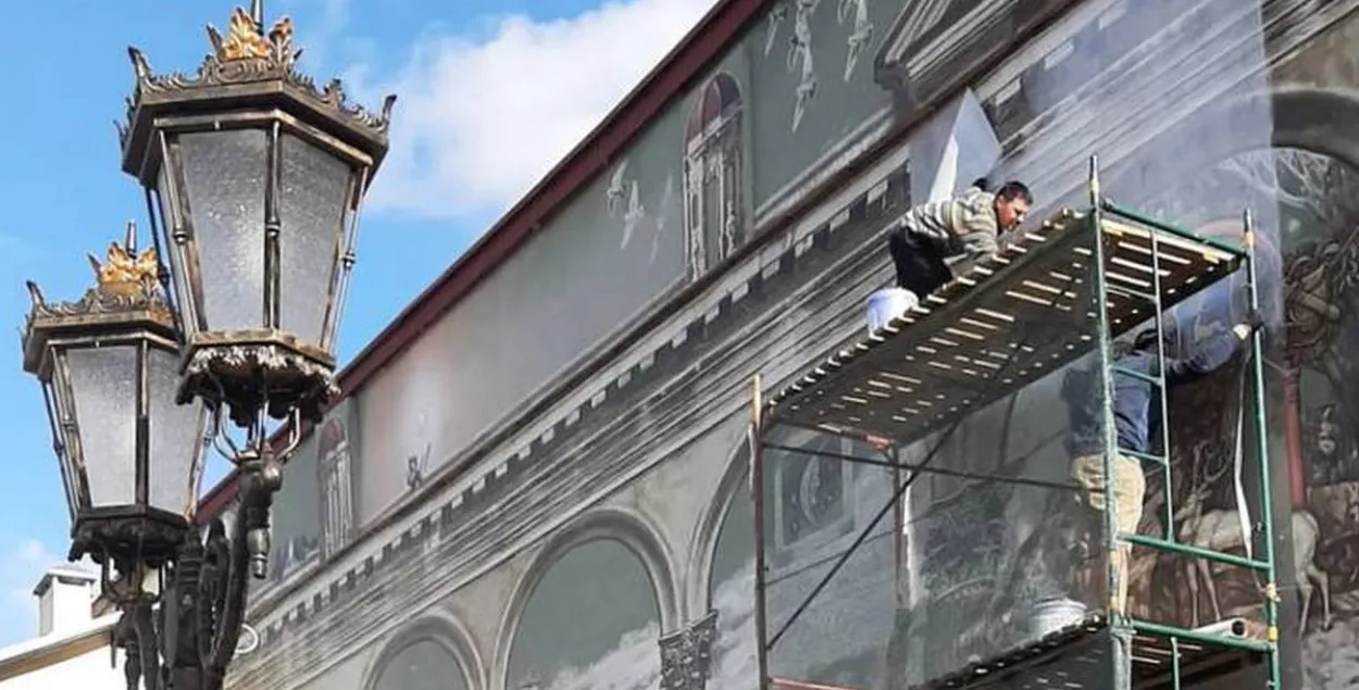Restoration work / @vid_grodno