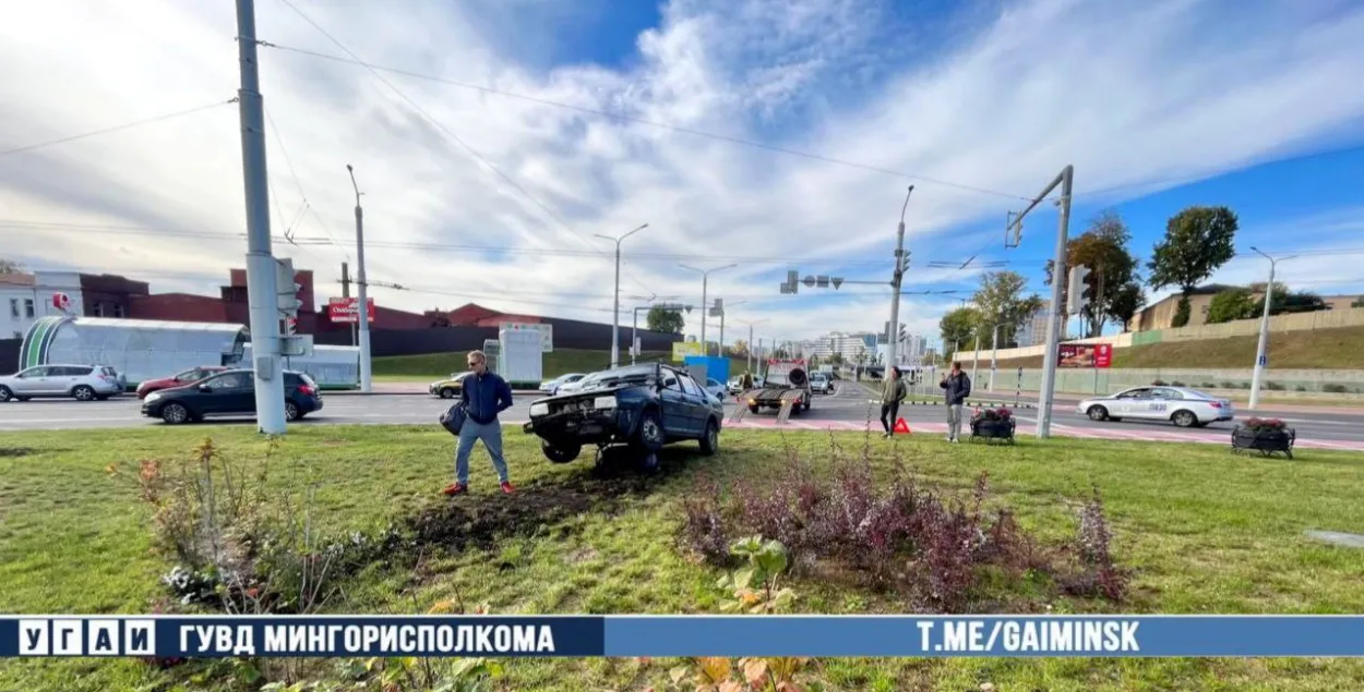 Наступствы аварыі ў Мінску
