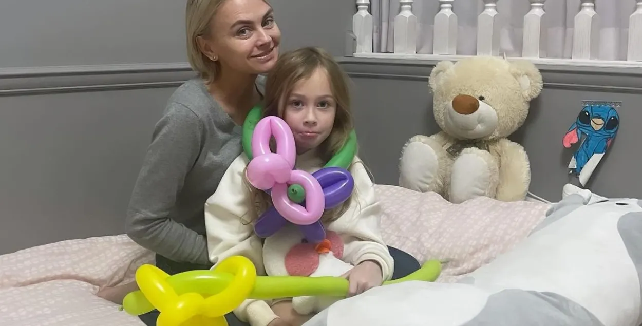 Лариса Грибалёва с дочерью