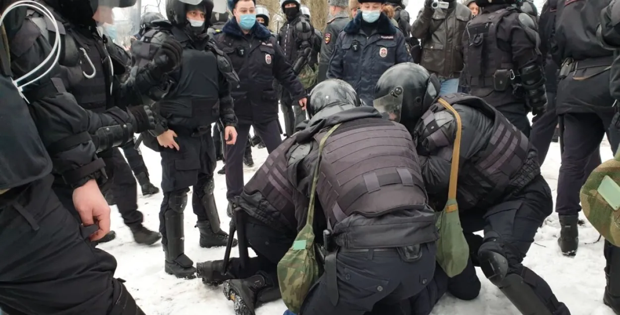 Задержание в Пскове
