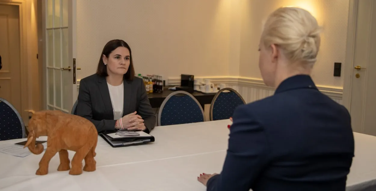 Светлана Тихановская и Юлия Навальная
