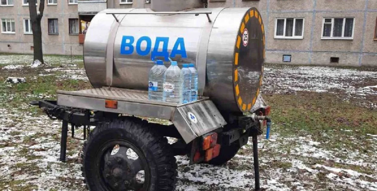 Организован подвоз воды
