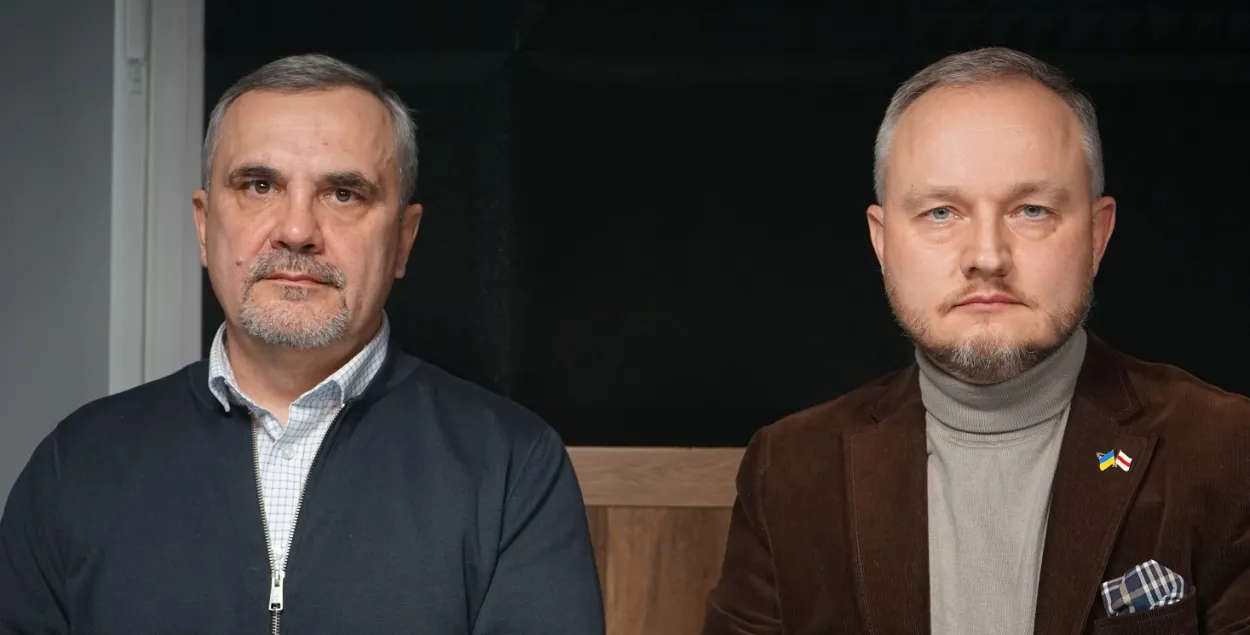 Аляксандр Ракіцкі і Аляксандр Азараў / Еўрарадыё
