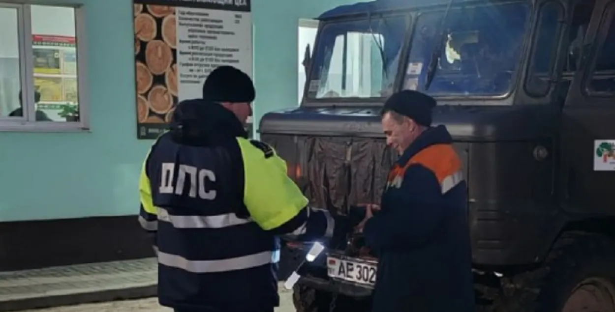Праверка ў лясгасе
