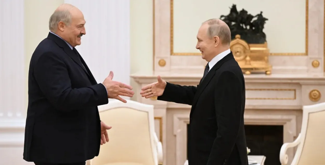 Александр Лукашенко и Владимир Путин&nbsp;
