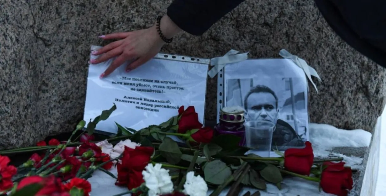 Акция в память Алексея Навального, иллюстративное фото

