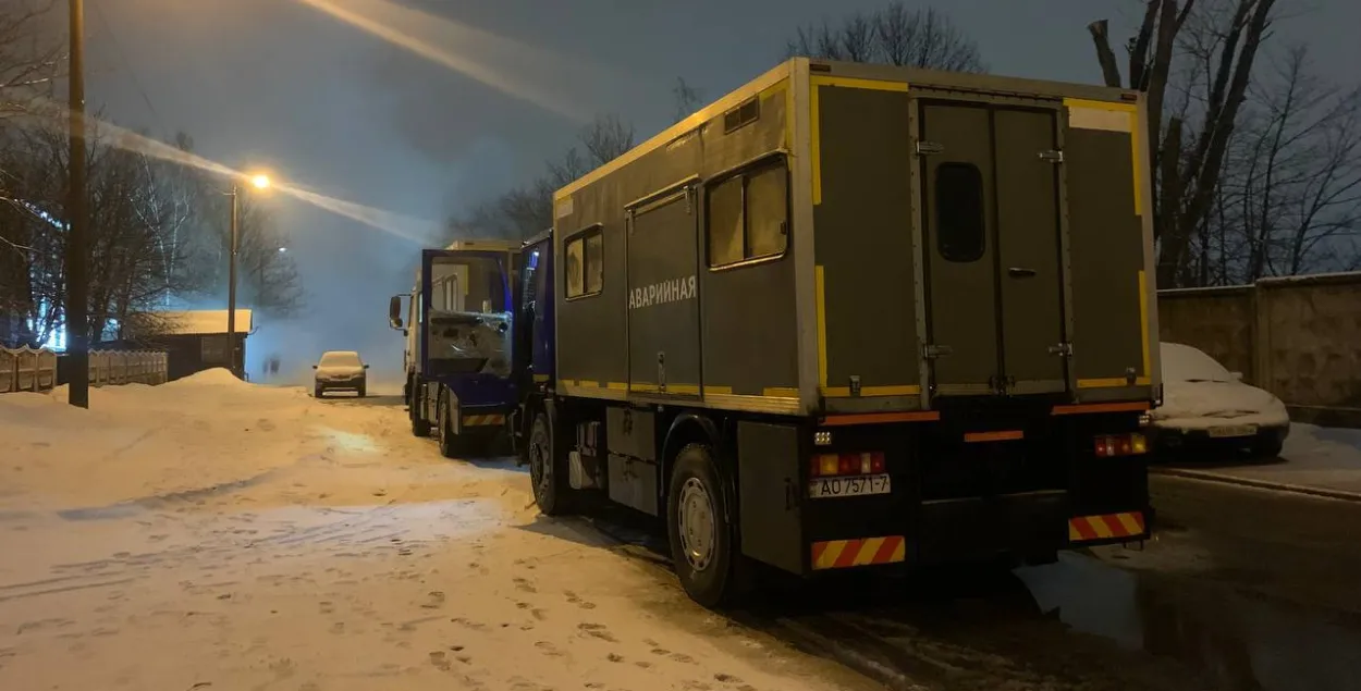 Авария на трубопроводе
