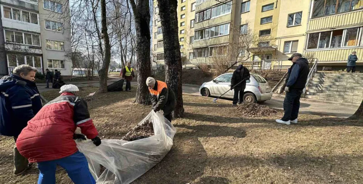 Мінск у сакавіку
