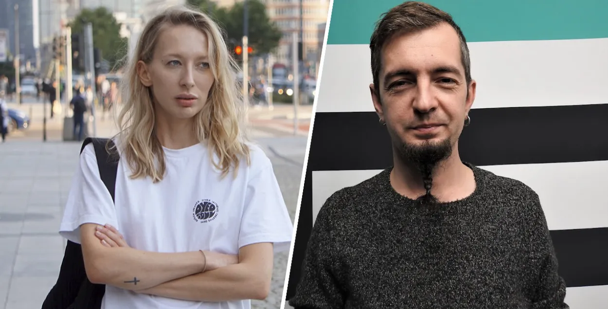 Яўгенія Сугак і Стась Карпаў

