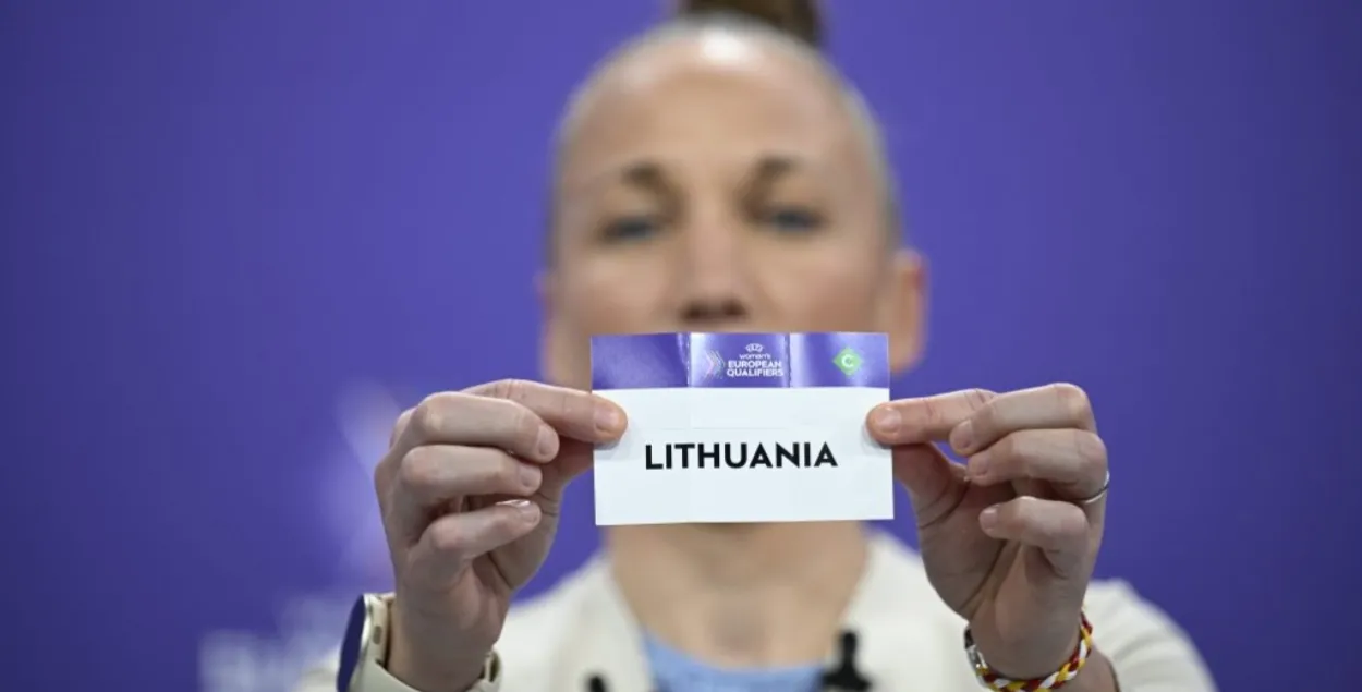 Футбалісткі Літвы адмаўляюцца гуляць з беларускамі
