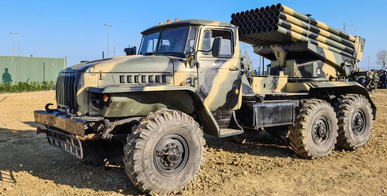 Grad multiple launch rocket system&nbsp;
