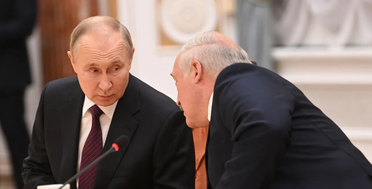 Пуцін і Лукашэнка
